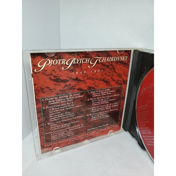 Tchaikovsky The Masterpiece Collection [Regency] (Cd Oct-1997) No Scratches - Picture 11 of 11